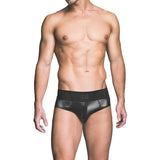 Prowler RED Wetlook Ass-less Brief Black