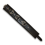 Prowler RED Leather Lockable Collar Black