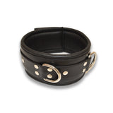 Prowler RED Leather Lockable Collar Black