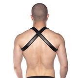 Prowler RED Leather Cross Harness Black