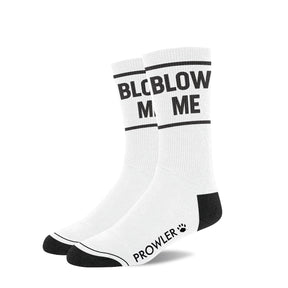 Prowler RED Blow Me Socks White Black