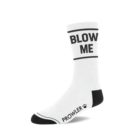 Prowler RED Blow Me Socks White Black