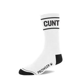 Prowler RED Cunt Socks White Black
