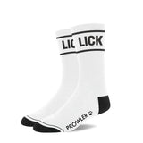 Prowler RED Lick Socks White Black
