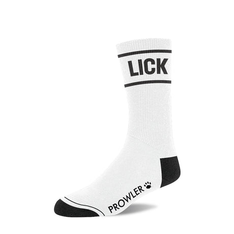 Prowler RED Lick Socks White Black