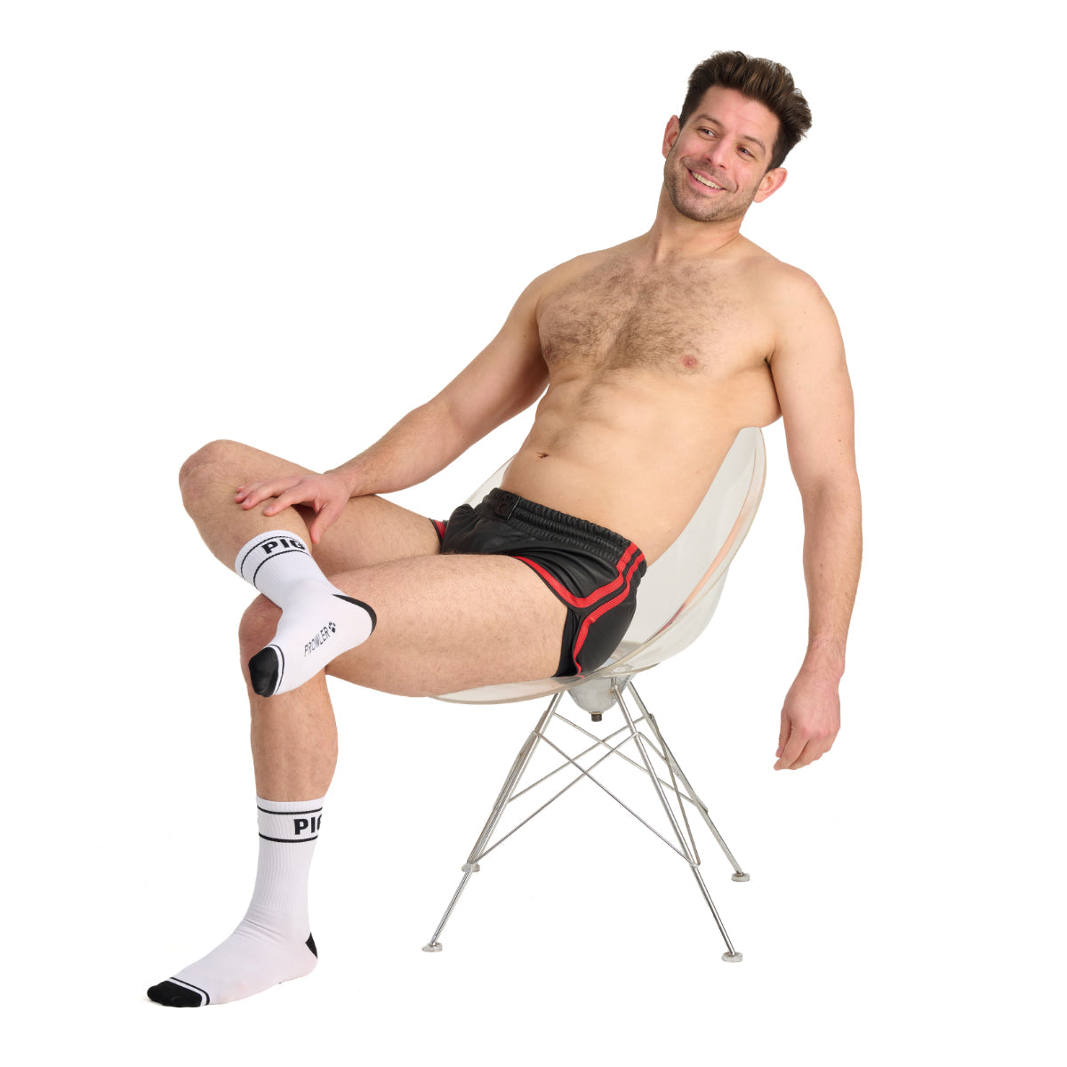 Prowler RED Pig Socks White Black