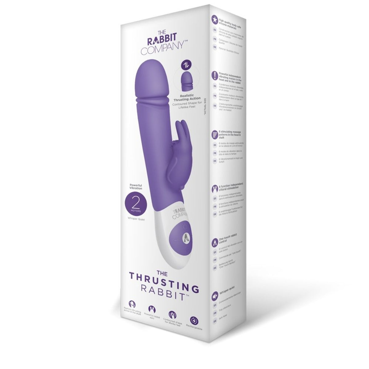 The Rabbit Company The Thrusting Rabbit Vibrator Purple