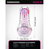 PDX Elite ViewTube XXL See Thru LED Stroker Clear