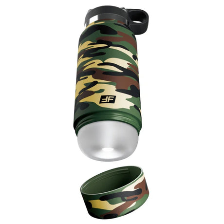 PDX Plus Fap Flask Happy Camper Bottle Masturbator Camouflage