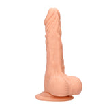 RealRock Realistic Dong With Balls & Suction Cup Pink 10 Inch