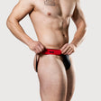 Meyer Marketing Limited Edition 2" Reversible Jock Strap Black Red