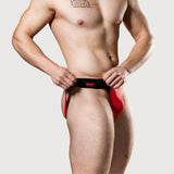 Meyer Marketing Limited Edition 2" Reversible Jock Strap Black Red