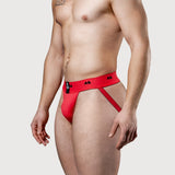 Meyer Marketing Limited Edition 2" Reversible Jock Strap Black Red