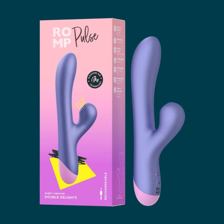ROMP Pulse Rabbit Vibrator Purple