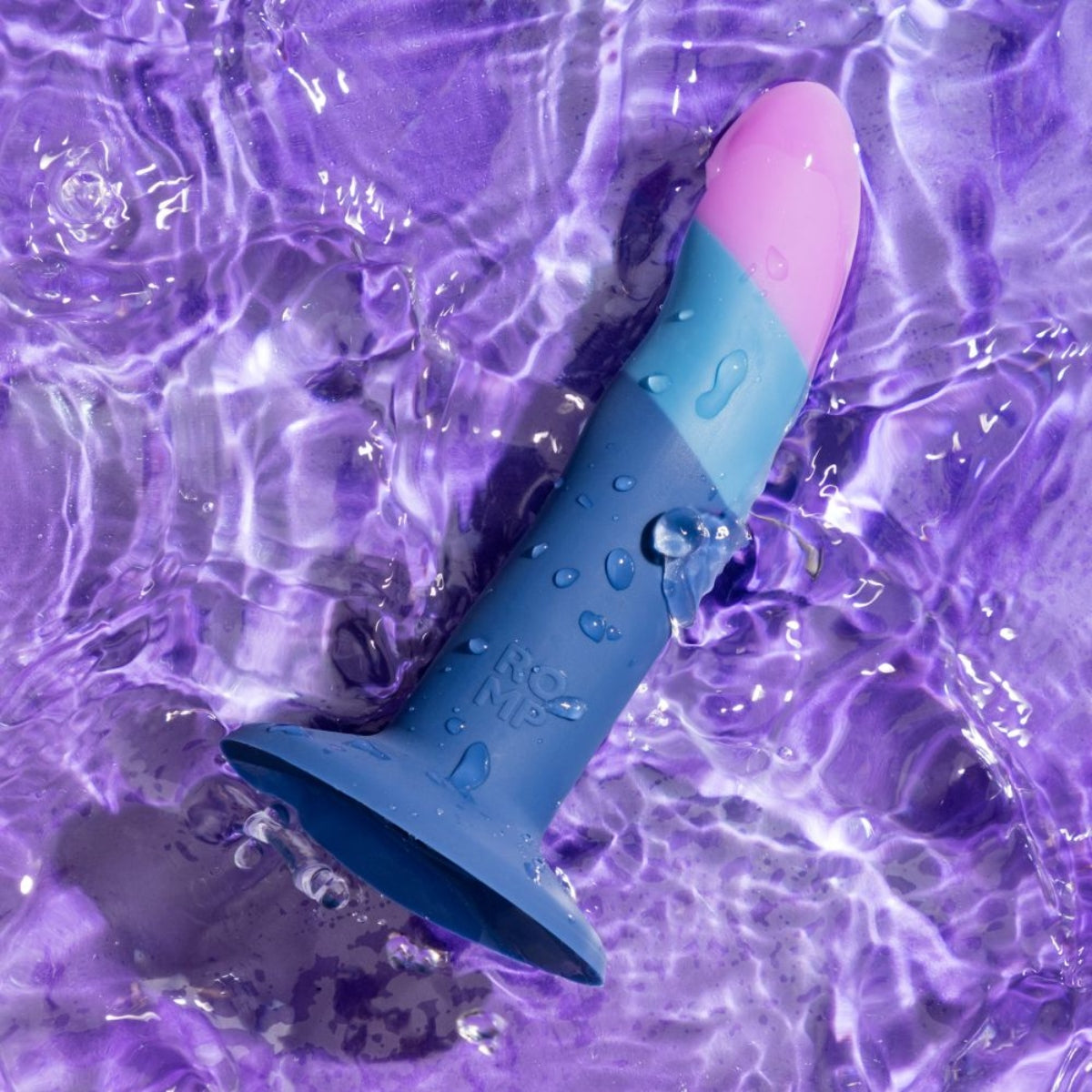 ROMP Piccolo Dildo Blue Purple 5 Inch