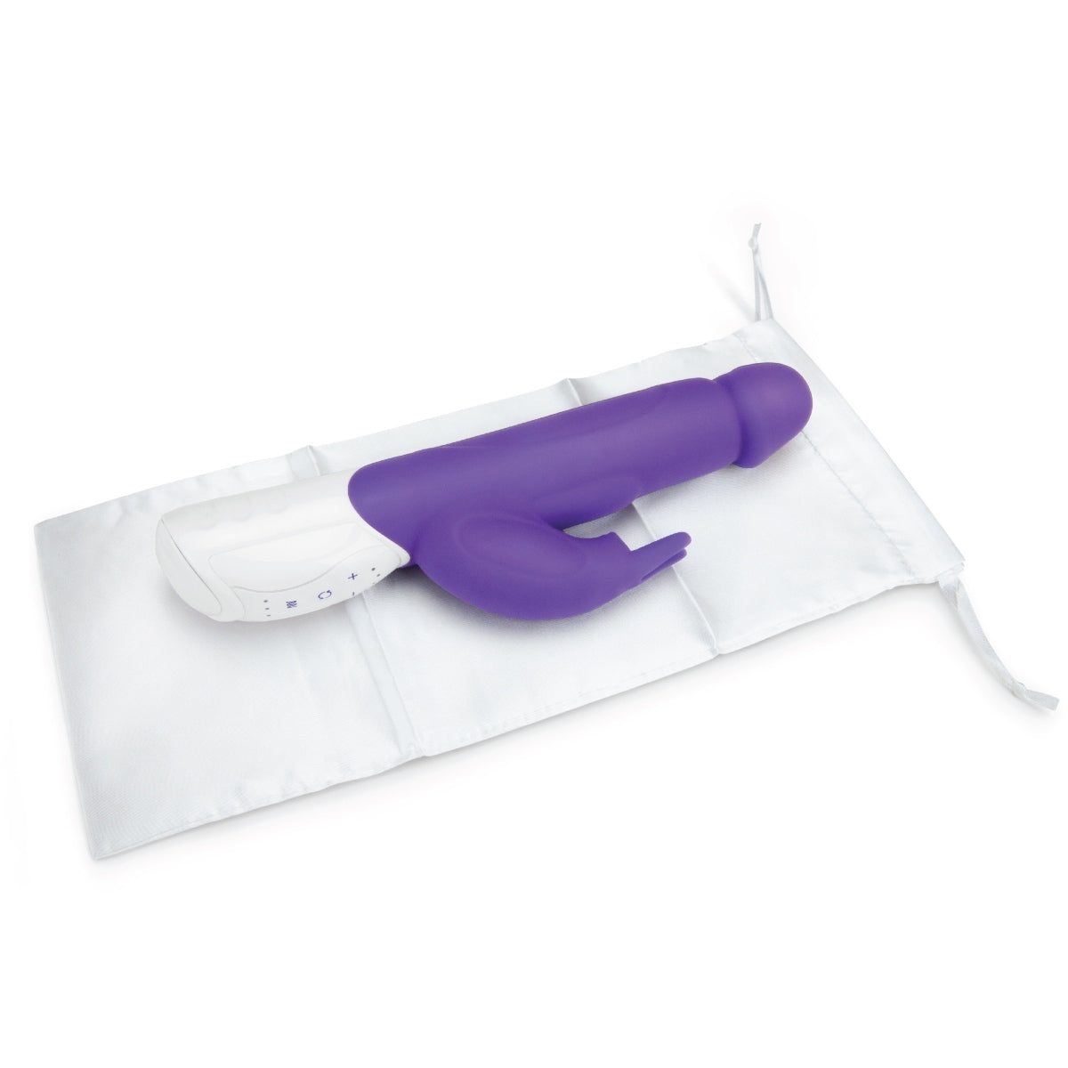 Rabbit Essentials Realistic Rabbit Vibrator With Throbbing Shaft Purple