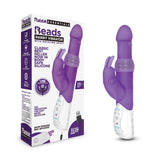 Rabbit Essentials Beads Rabbit Vibrator With Rotating Shaft Purple