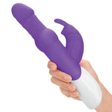 Rabbit Essentials Beads Rabbit Vibrator With Rotating Shaft Purple