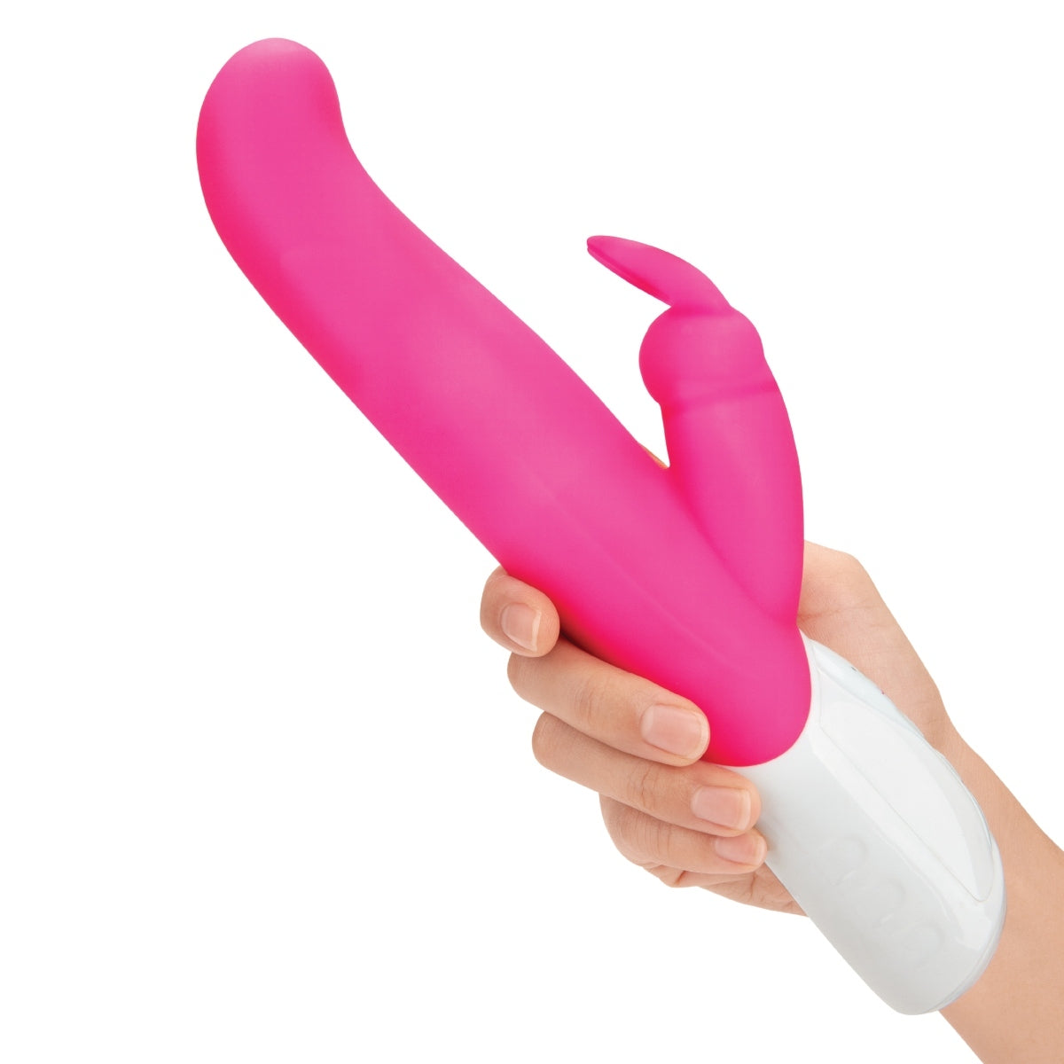 Rabbit Essentials G-Spot Rabbit Vibrator With Rotating Shaft Hot Pink