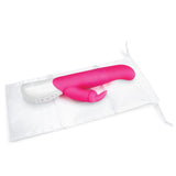 Rabbit Essentials G-Spot Rabbit Vibrator With Rotating Shaft Hot Pink