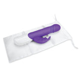 Rabbit Essentials Thrusting Rabbit Vibrator With Throbbing Shaft Purple