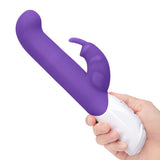 Rabbit Essentials Come Hither Rabbit Vibrator With Throbbing Shaft Purple