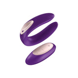 Satisfyer Double Plus Remote Partner Vibrator Purple