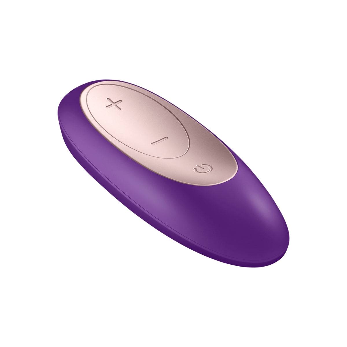 Satisfyer Double Plus Remote Partner Vibrator Purple