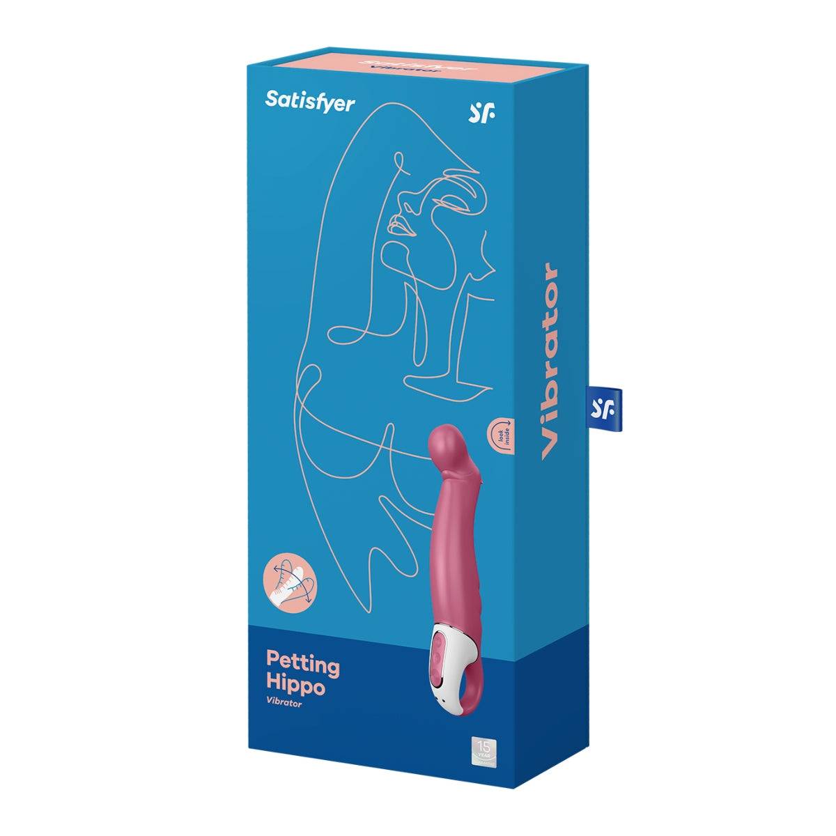 Satisfyer Petting Hippo Vibrator Fuchsia