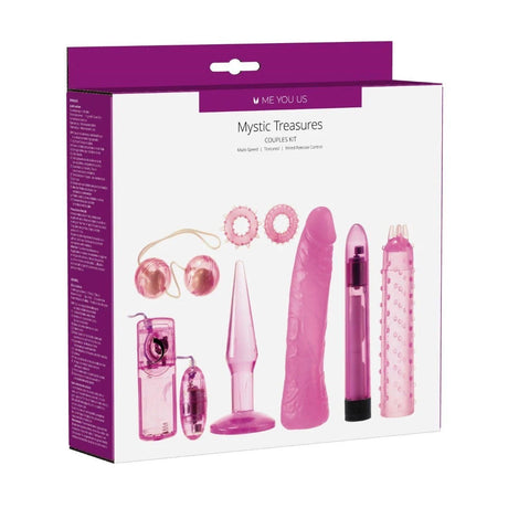 Me You Us Mystic Treasures Couples Sex Toy Kit Pink - Simply Pleasure