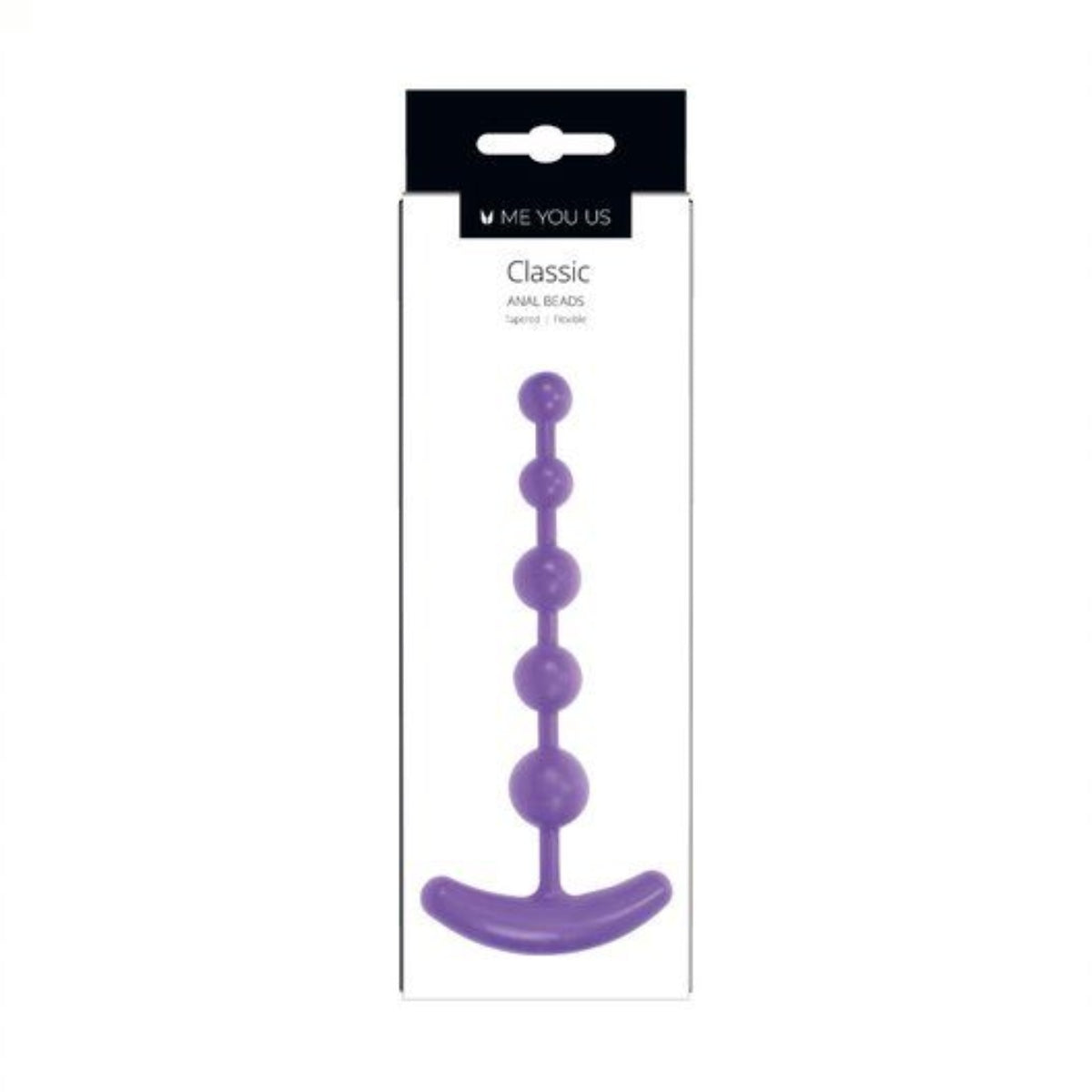 Me You Us Classic Anal Beads Purple - Simply Pleasure