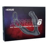 Nexus Simul8 Dual Prostate & Perineum Cock & Ball Prostate Massager Black