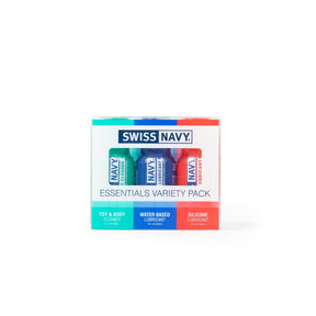 Swiss Navy Essentials Variety Lube 3 Pack 1oz