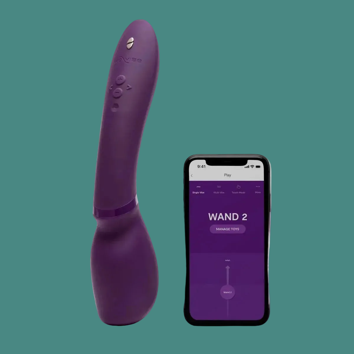 We-Vibe Wand 2 Wand Vibrator Purple