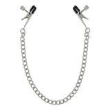 Master Series Ox Bull Nose Nipple Clamps Black Silver