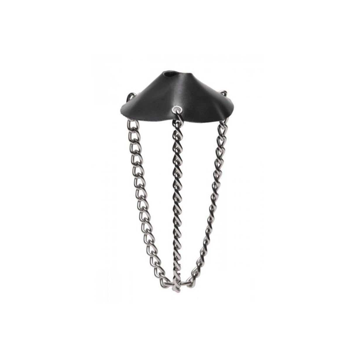 Master Series Leather Parachute Ball Stretcher Black