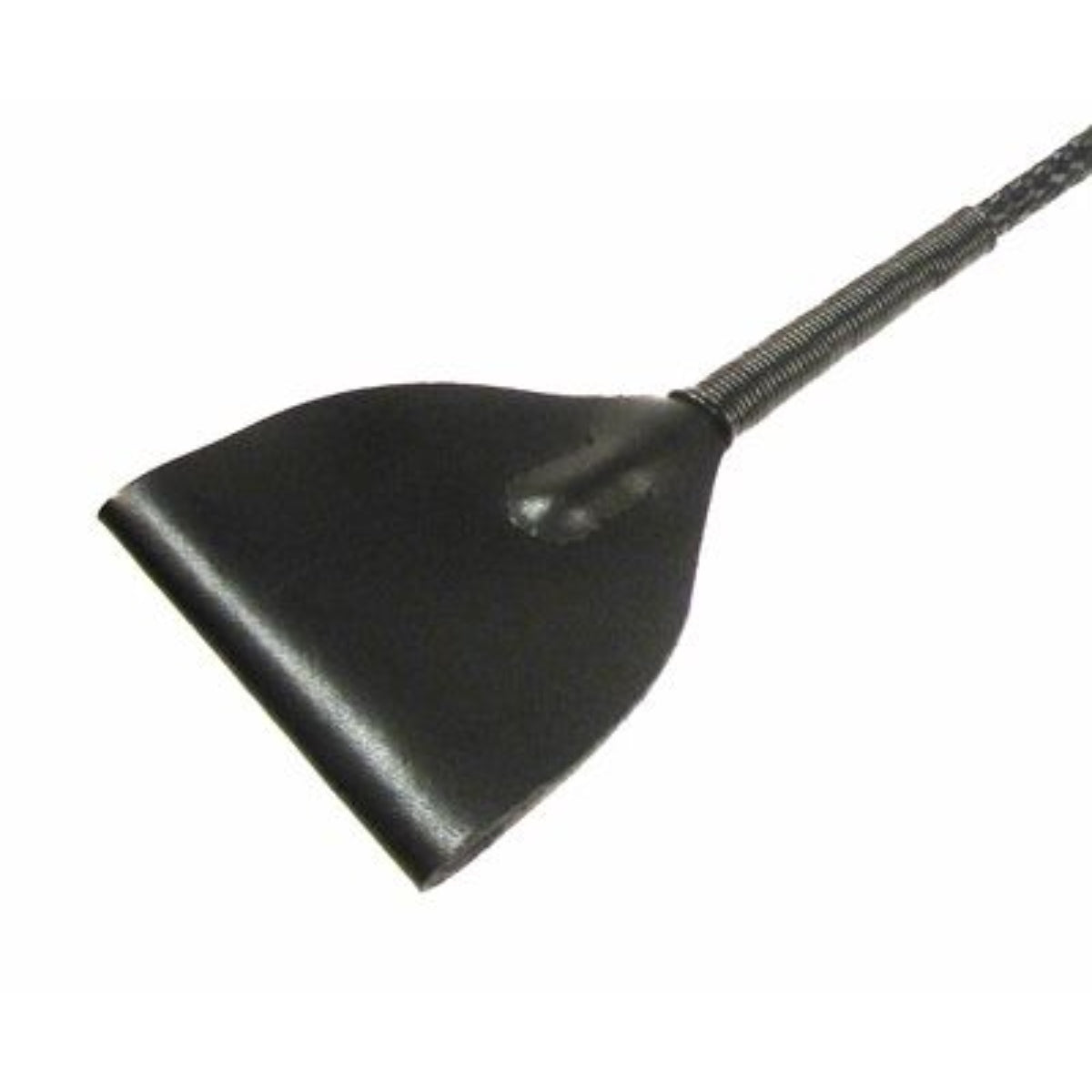 Master Series Mare Leather Riding Crop Black