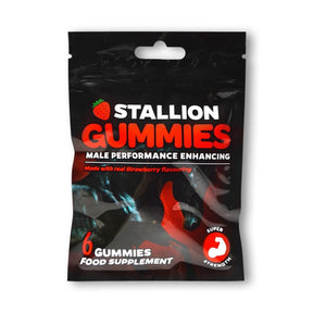 Stallion Performance Enhancing Gummies Strawberry 6 Pack