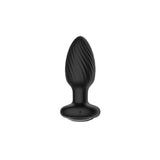 Nexus Tornado Rechargeable Remote Control Rotating Vibrating Butt Plug Black Small