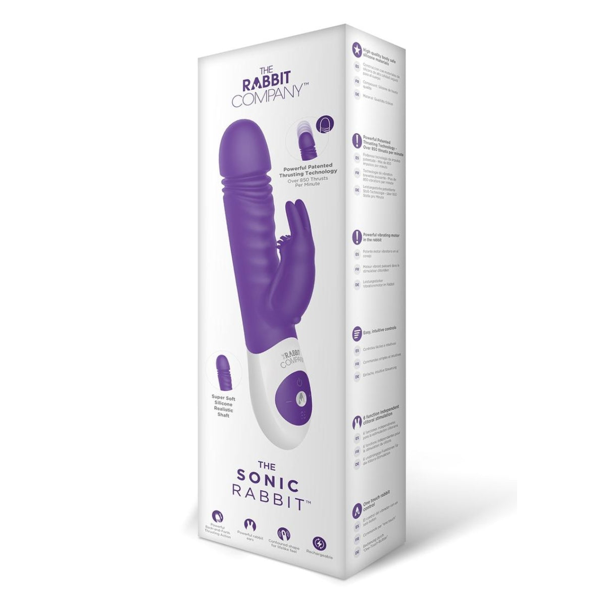 The Rabbit Company The Sonic Rabbit Vibrator Purple