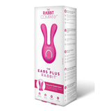 The Rabbit Company The Ears Plus Rabbit Vibrator Hot Pink