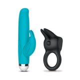 The Rabbit Company The Mini Rabbit & Rabbit Love Ring Couple's Playtime Set Teal Black