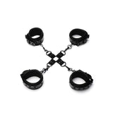 Whipsmart Diamond Collection Deluxe Hog Tie Bondage Kit Black