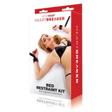 Whipsmart Heartbreaker Bed Restraint Kit Black Red