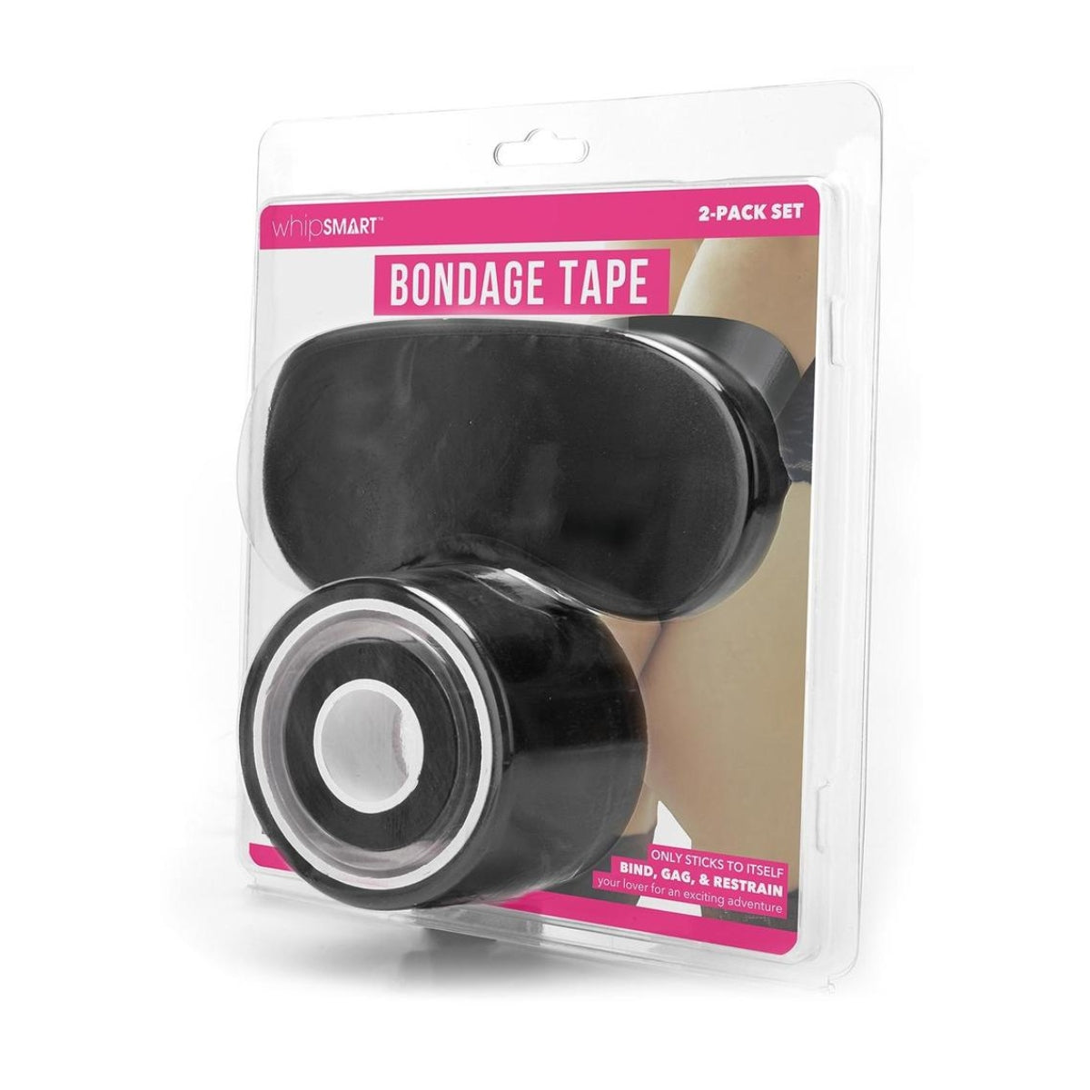 Whipsmart Bondage Tape Black 100 Foot