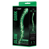 Whipsmart Glow In The Dark Glass Dual Ended Beaded Dildo 6.5 Inch