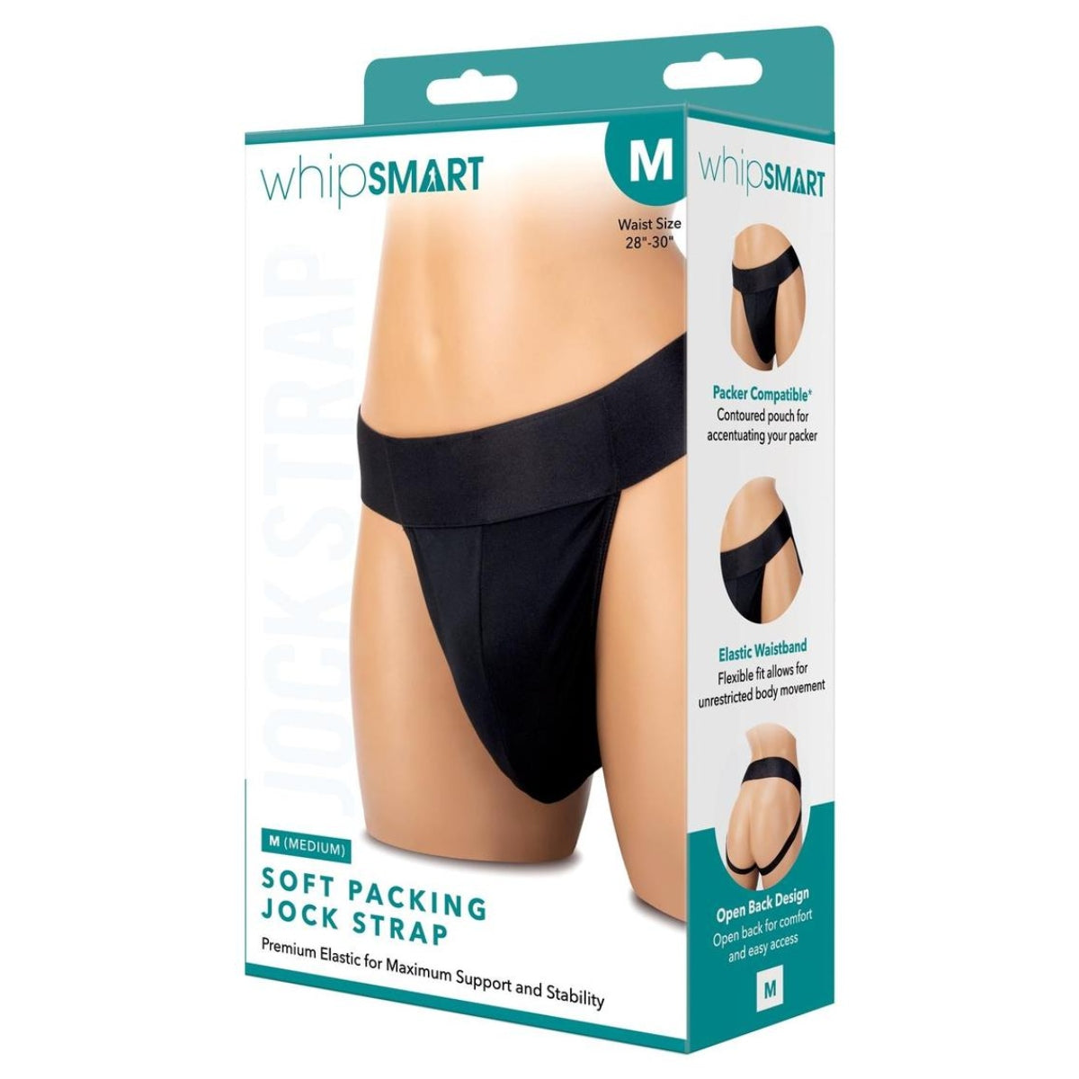 Whipsmart Soft Packing Jock Strap Black