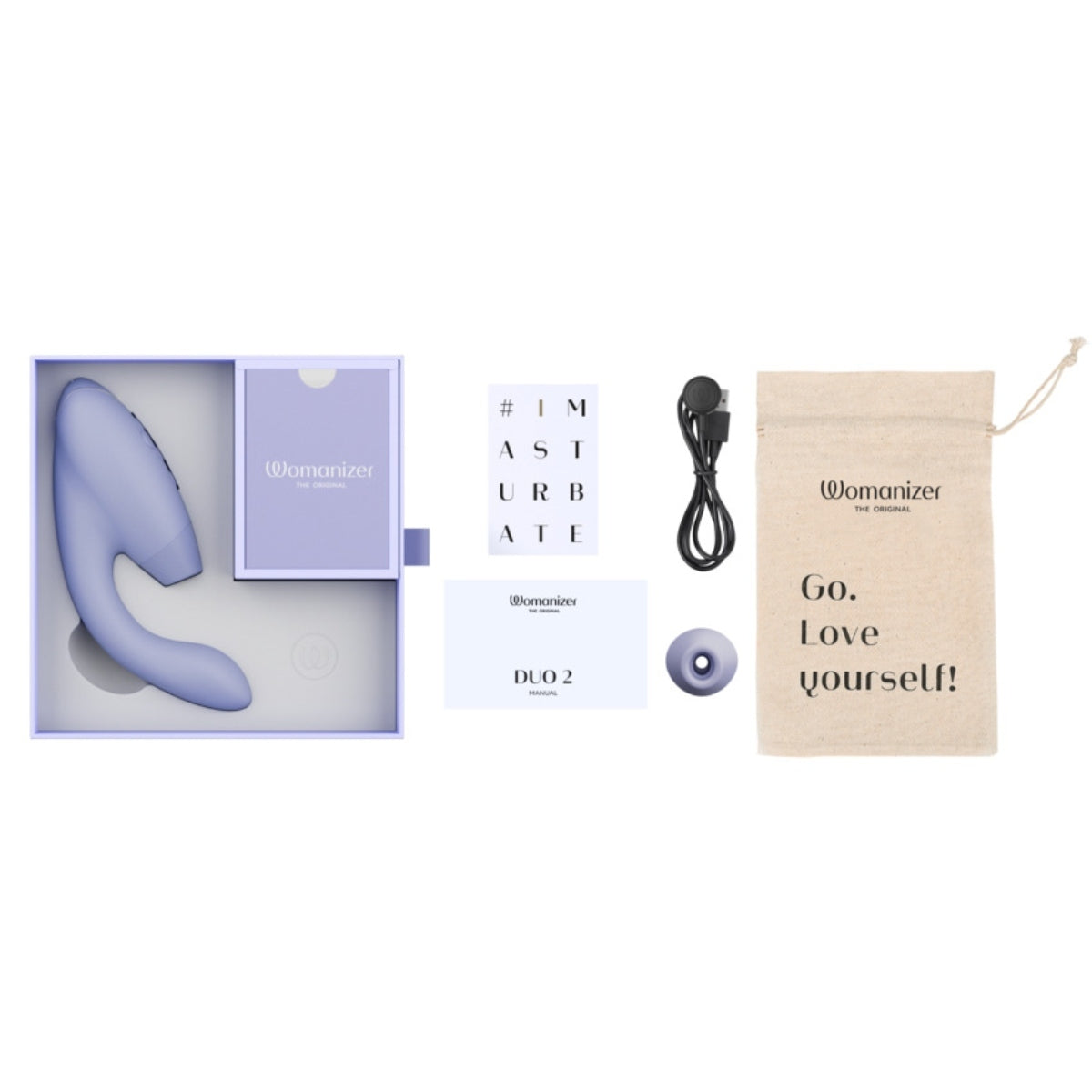 Womanizer Duo 2 Dual Clitoral & G Spot Stimulator Lilac