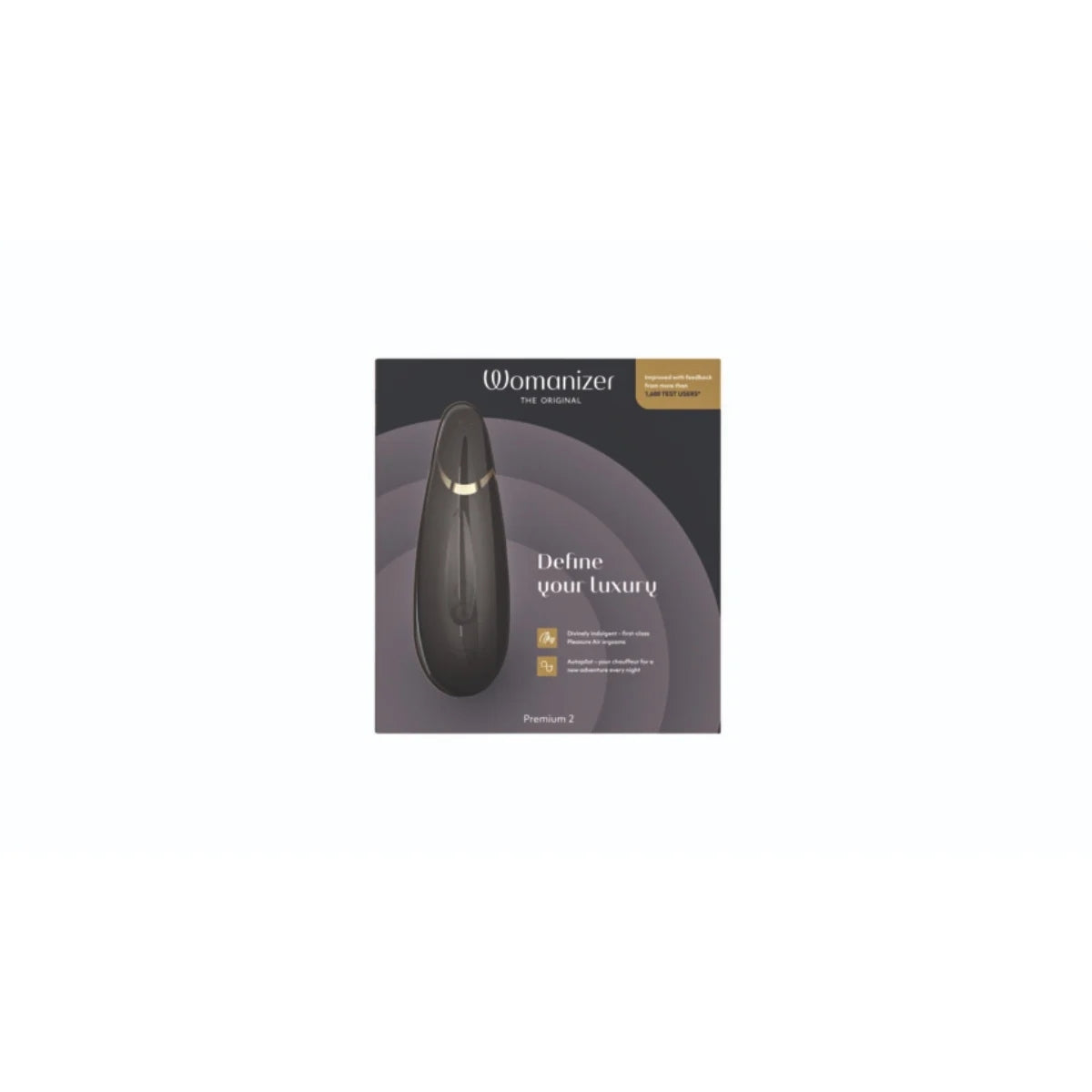 Womanizer Premium 2 Clitoral Stimulator Black