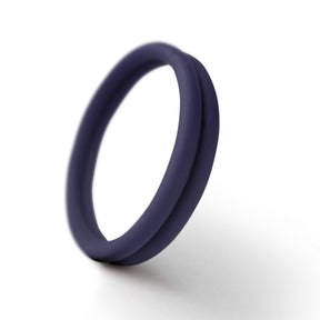 You Love Me You & Me Double Stamina Cock Ring Blue